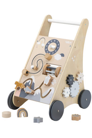  Wooden Baby walker with blocks