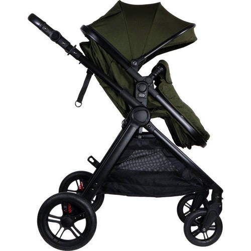 Ding 3-in-1 Stroller Liam Black Forest Green Kinderwagen