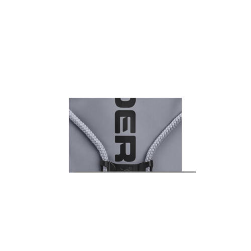 Under Armour rugzak Sackpack zwart grijs Jongens Meisjes Polyester Logo