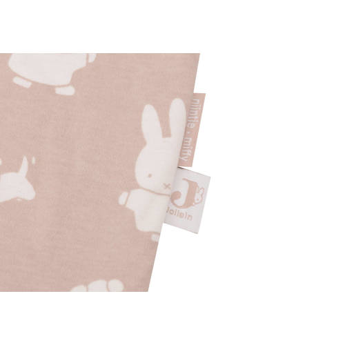 Jollein jersey slaapzak Miffy & Snuffy Wild Rose Babyslaapzak Roze Personage 90 cm