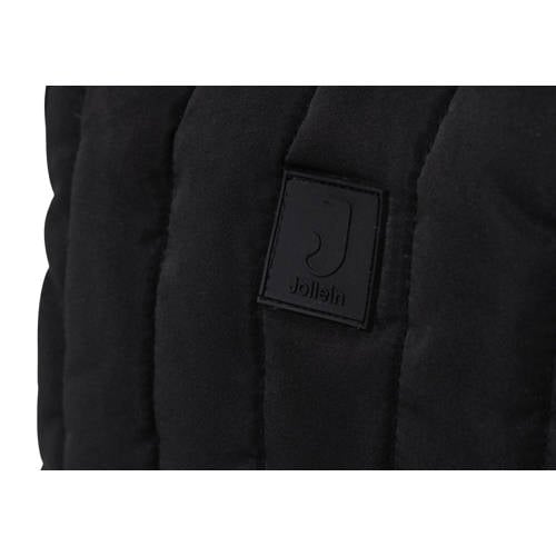 Jollein luieretui Puffed Black Zwart Panterprint | Luieretui van