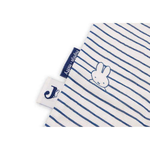 Jollein hydrofiele slaapzak Miffy Stripe Navy Babyslaapzak Blauw Personage 110 cm