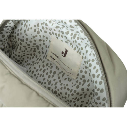 Jollein etui Puffed Olive Green Luieretui Groen Panterprint