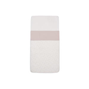 ledikant laken  Slub Nougat