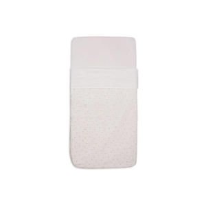 ledikant laken Slub Ivory