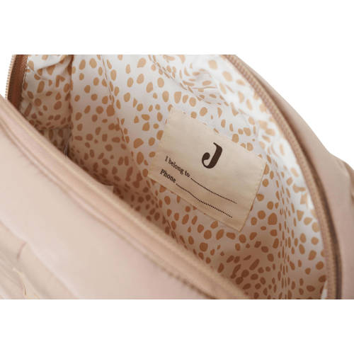 Jollein etui Puffed Biscuit Luieretui Beige Panterprint