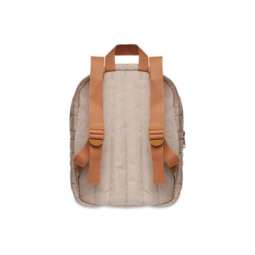 Jollein puffed rugtas Biscuit Rugzak Beige Jongens Meisjes Teddy Effen