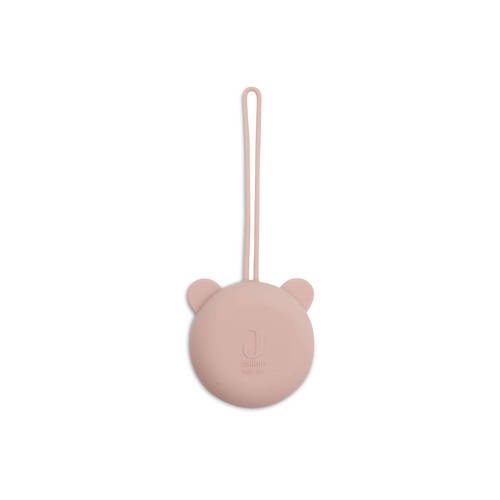 Jollein siliconen speenhouder Wild Rose Speenkoord Roze
