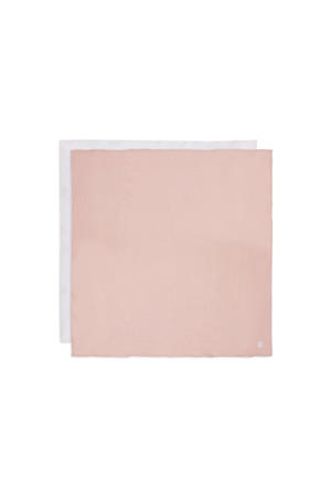 hydrofiele doek Wild Rose/Ivory Large (set van 2)