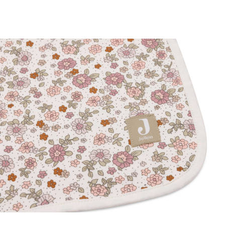 Jollein jerseywiegdeken Retro Flowers Babydeken Multi Bloe