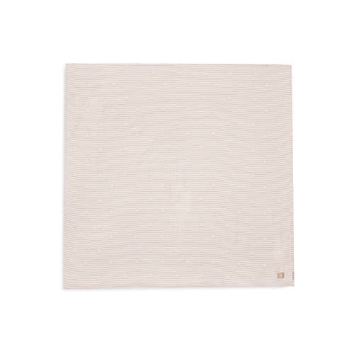 Jollein hydrofiele doek large Miffy Stripe Biscuit set van 2 Hydrofiele luiers Bruin