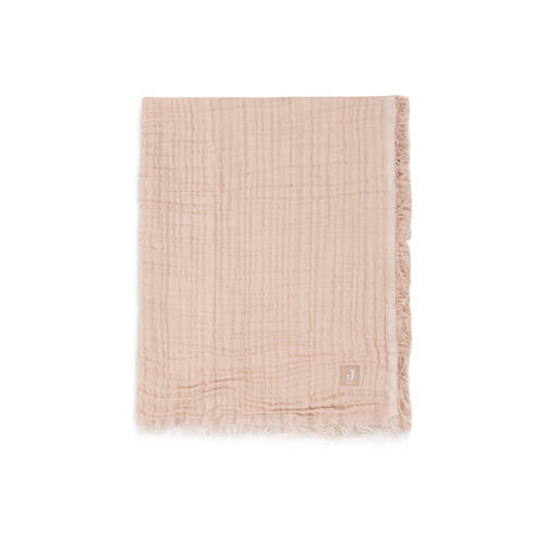 Jollein wiegdeken Fringe Moonstone Ivory Babydeken Geel Effen