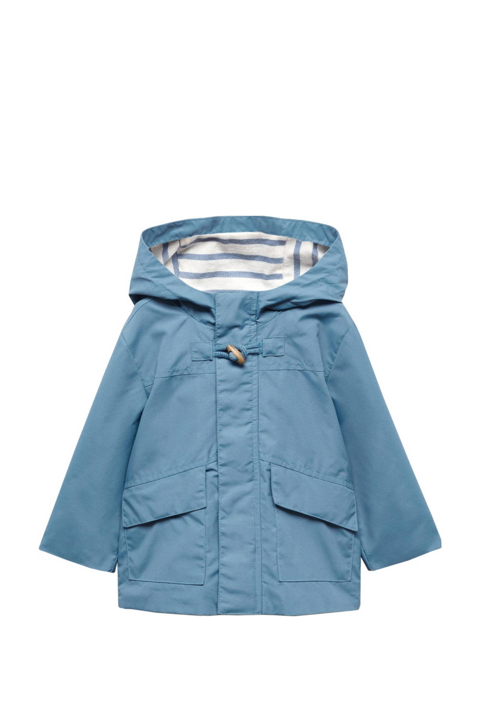 Mango Kids regenjas blauw kopen Morgen in huis kleertjes