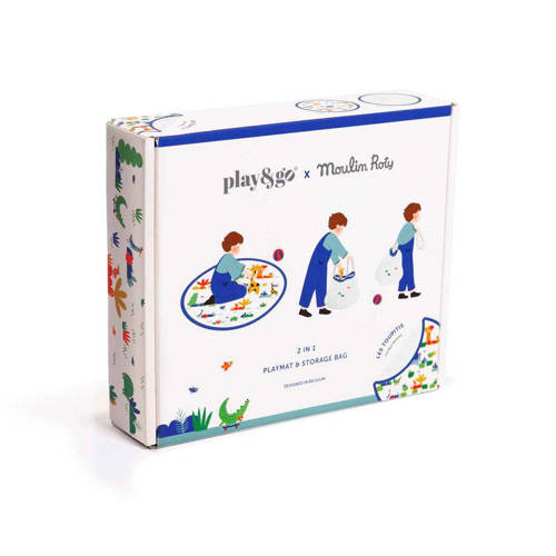 Play&Go 2-in-1 opbergzak speelkleed Moulin Roty Toupities