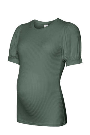 zwangerschapsshirt MLTRINITY groen