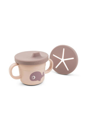 Foodie tuit- en snackbeker Wally - Powder
