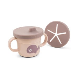 Foodie tuit- en snackbeker Wally - Powder