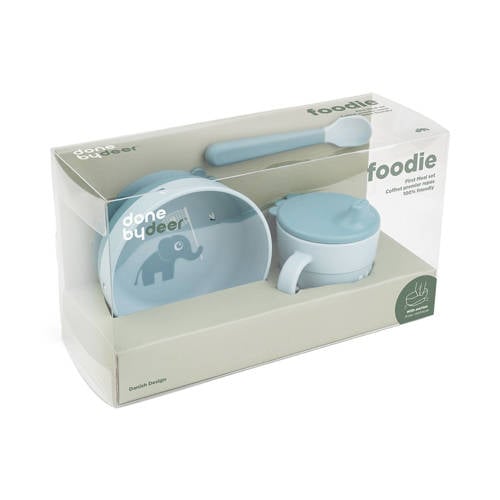 Done by Deer Foodie first meal set Elphee Blue Serviesset