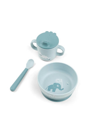 Foodie first meal set Elphee - Blauw