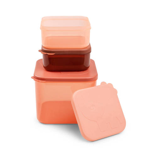 Done by Deer Food storage container set L Elphee Papaya Babyvoeding bewaarbakjes