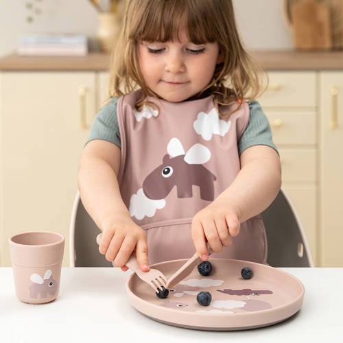 Done by Deer Foodie cutlery set Happy dots Powder Bestek