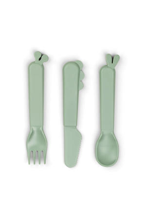 Kiddish bestekset Deer friends - Groen