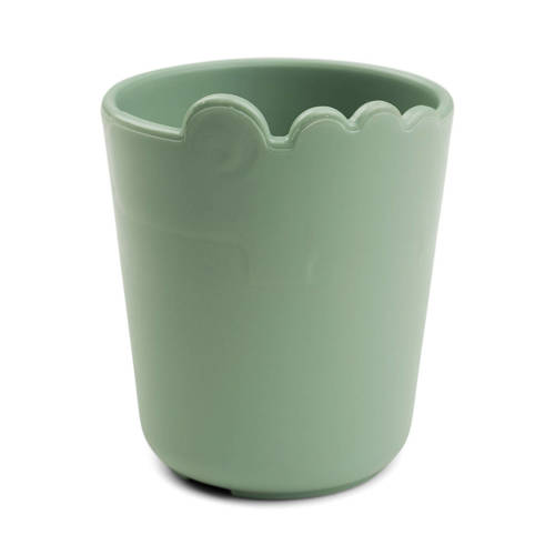 Done by Deer Kiddish mini mug 2-pack Croco Green Drinkbeker