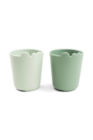 Kiddish minimokken set (set van 2) Croco - Groen