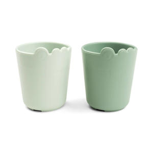 Kiddish minimokken set (set van 2) Croco - Groen