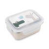 Done by Deer  Metalen lunchbox Lalee/Croco - Sand