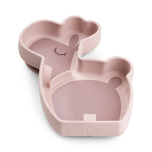 Siliconen Stick & Stay snack bord Lalee - Powder