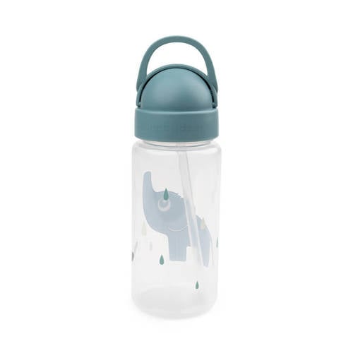 Done by Deer Straw bottle Elphee Blue Rietjesbeker