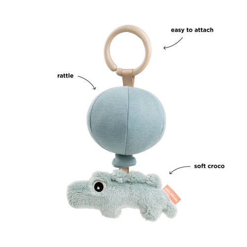 Done by Deer To go friend Croco Blue Wagenspanner | Wagenspanner van