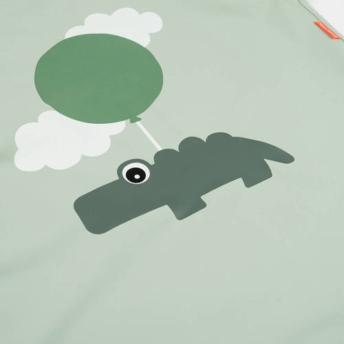 Done by Deer Waterproof kids apron Happy clouds Green Knutselproduct