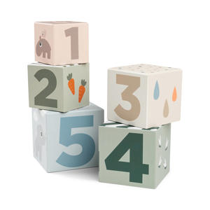  stapelkubussen Deer Friends (set van 5)