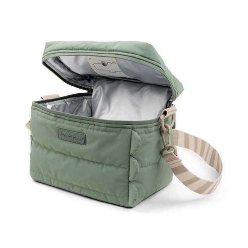 Done by Deer Quilted insulated bag Croco Green Luiertas