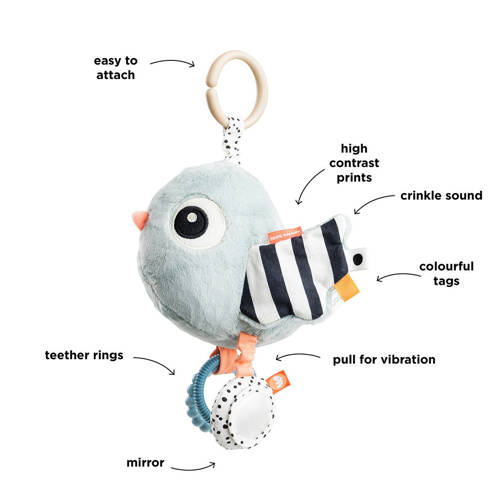 Done by Deer Activity sensory toy Birdee Blue Speeltje