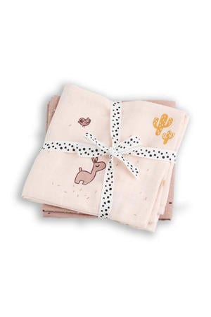 Hydrofiele doek Lalee (set van 2) - Powder