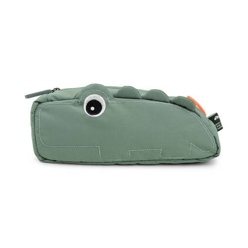Done by Deer Quilted cross-over kids bag Croco Green Tas Jongens Meisjes Polyester