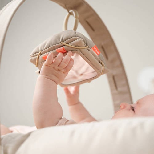Done by Deer Baby contrast card holder Deer friends Sand Speeltje