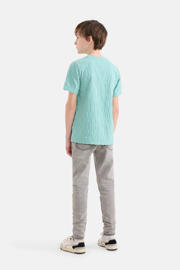 thumbnail: Shoeby T-shirt met tekst lichtblauw