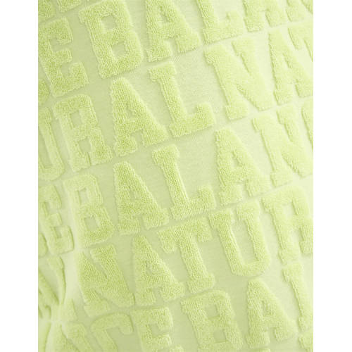Shoeby T-shirt met all over print limegroen Jongens Katoen Ronde hals All over print 98 104