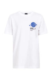 thumbnail: Shoeby T-shirt met backprint wit