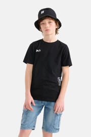 thumbnail: Shoeby T-shirt met backprint zwart