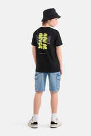 thumbnail: Shoeby T-shirt met backprint zwart