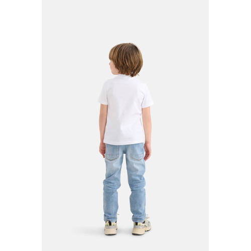 Shoeby T-shirt met printopdruk wit Jongens Katoen Ronde hals Printopdruk 98 104