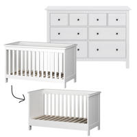 thumbnail: Cabino meegroei babykamer Bretagne Wit (2-delig)