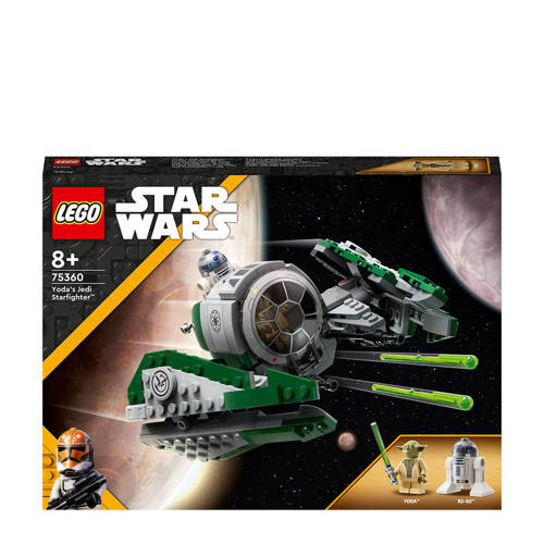 Lego Star Wars Yoda's Jedi Starfighter 75360 + 332nd Ahsoka's Clone Trooper Battle Pack 75359 + Clone Trooper 75372 & Battle Droid Battle Pack 75372