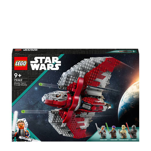 Lego Star Wars Ahsoka Tano's T-6 Jedi shuttle 75362 + New Republic E-wing vs. Shin Hati's Starfighter 75364 Bouwset