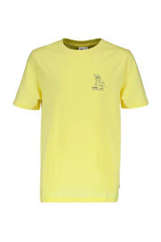 thumbnail: Gele jongens America Today T-shirt van katoen met backprint, korte mouwen en ronde hals